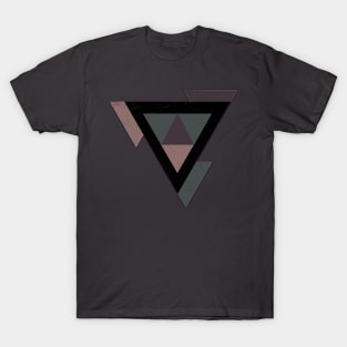 Triangle With Earth Tones T-Shirt